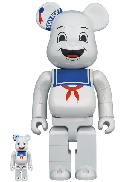 BearBrick BE@RBRICK Ghostbusters Stay Puft Marshmallow Man WHITE