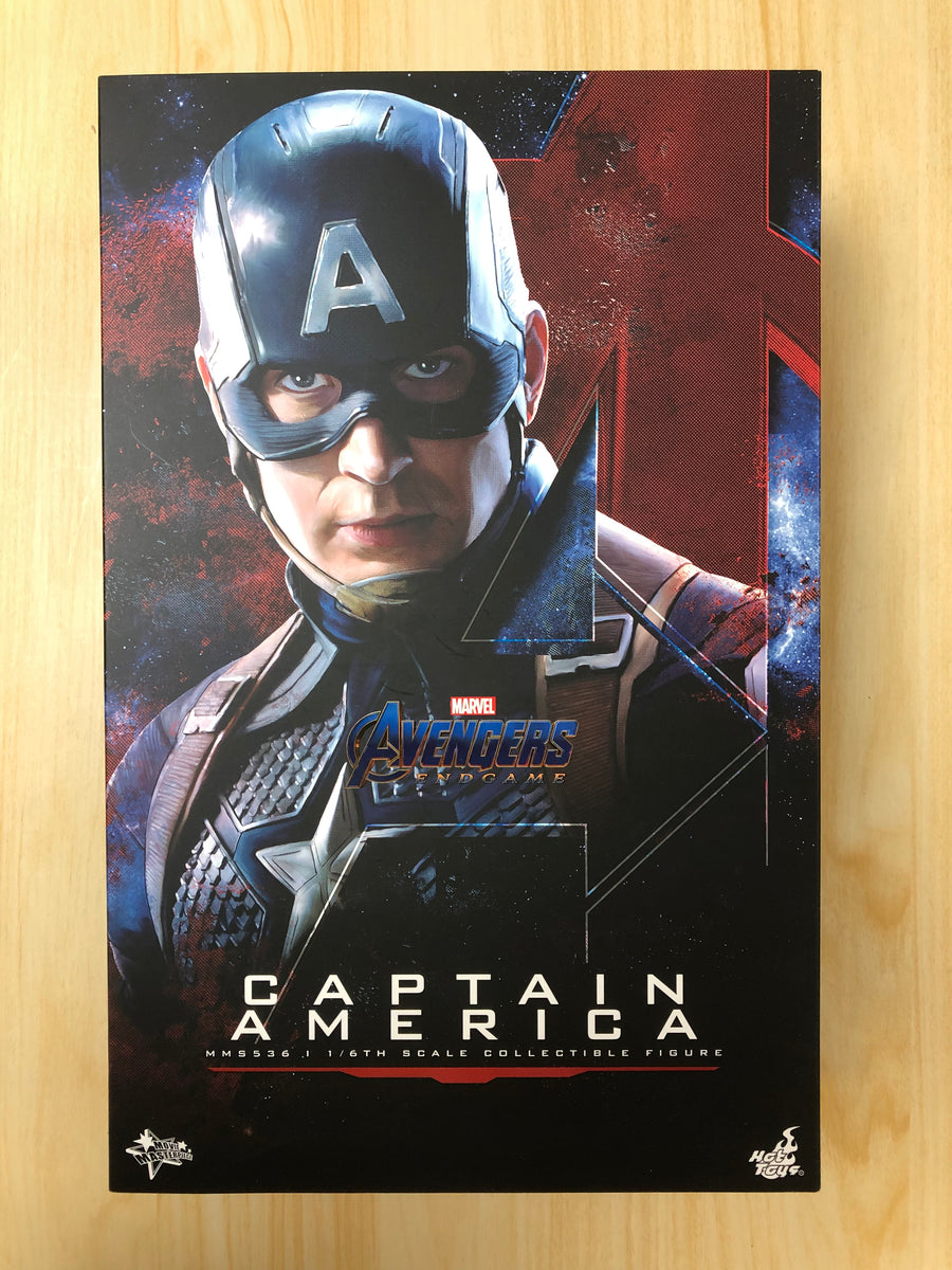 Hot Toys Movie Masterpiece Series MMS536 Captain America Avengers: Endgame  End Game Sixth Scale 1/6 (2021) Collectible Chris Evans Action Figure