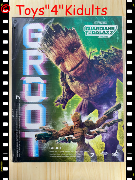 Hottoys Hot Toys 1/6 Scale MMS707 MMS 707 Guardians of the Galaxy Vol. 3 - Groot (Deluxe Version) Action Figure NEW