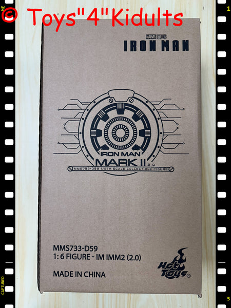 Hottoys Hot Toys 1/6 Scale MMS733D59 MMS733 Iron Man - Iron Man Mark II 2 (2.0) Action Figure NEW